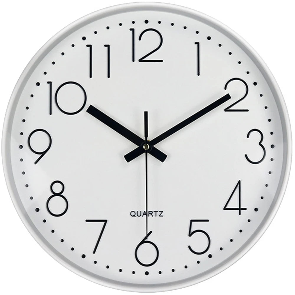 Modern Minimalist Wall Clock Silent 3D Digital Quartz Clock  Tempered Glass Clock for Living Room Bedroom Kitchen Office  Decor