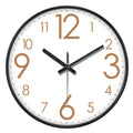 Simple Quartz Wall Clock With Large Numbers Easy To Read Clock Modern Silent Non Ticking Wall Mounted Home Decoration