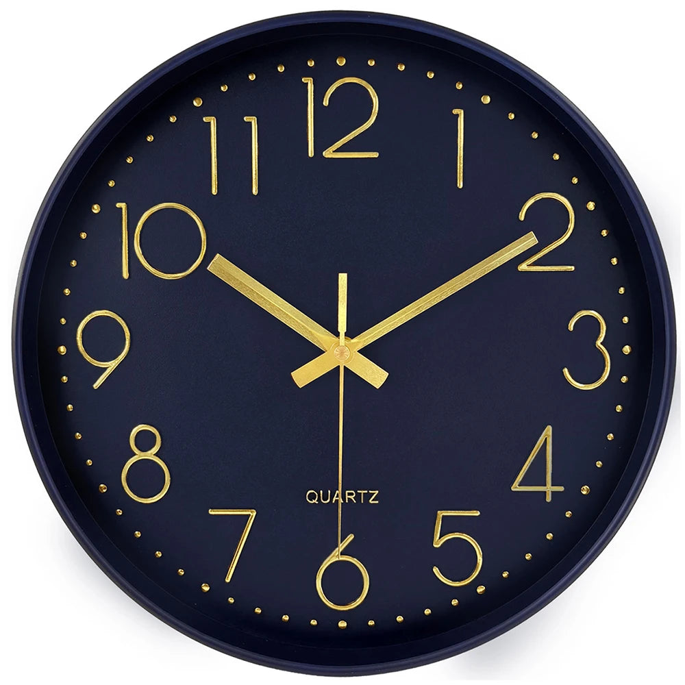 Modern Minimalist Wall Clock Silent 3D Digital Quartz Clock  Tempered Glass Clock for Living Room Bedroom Kitchen Office  Decor