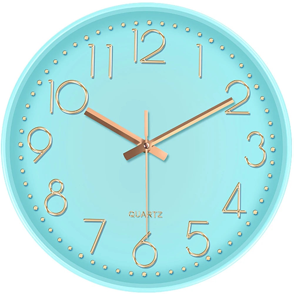 Modern Minimalist Wall Clock Silent 3D Digital Quartz Clock  Tempered Glass Clock for Living Room Bedroom Kitchen Office  Decor