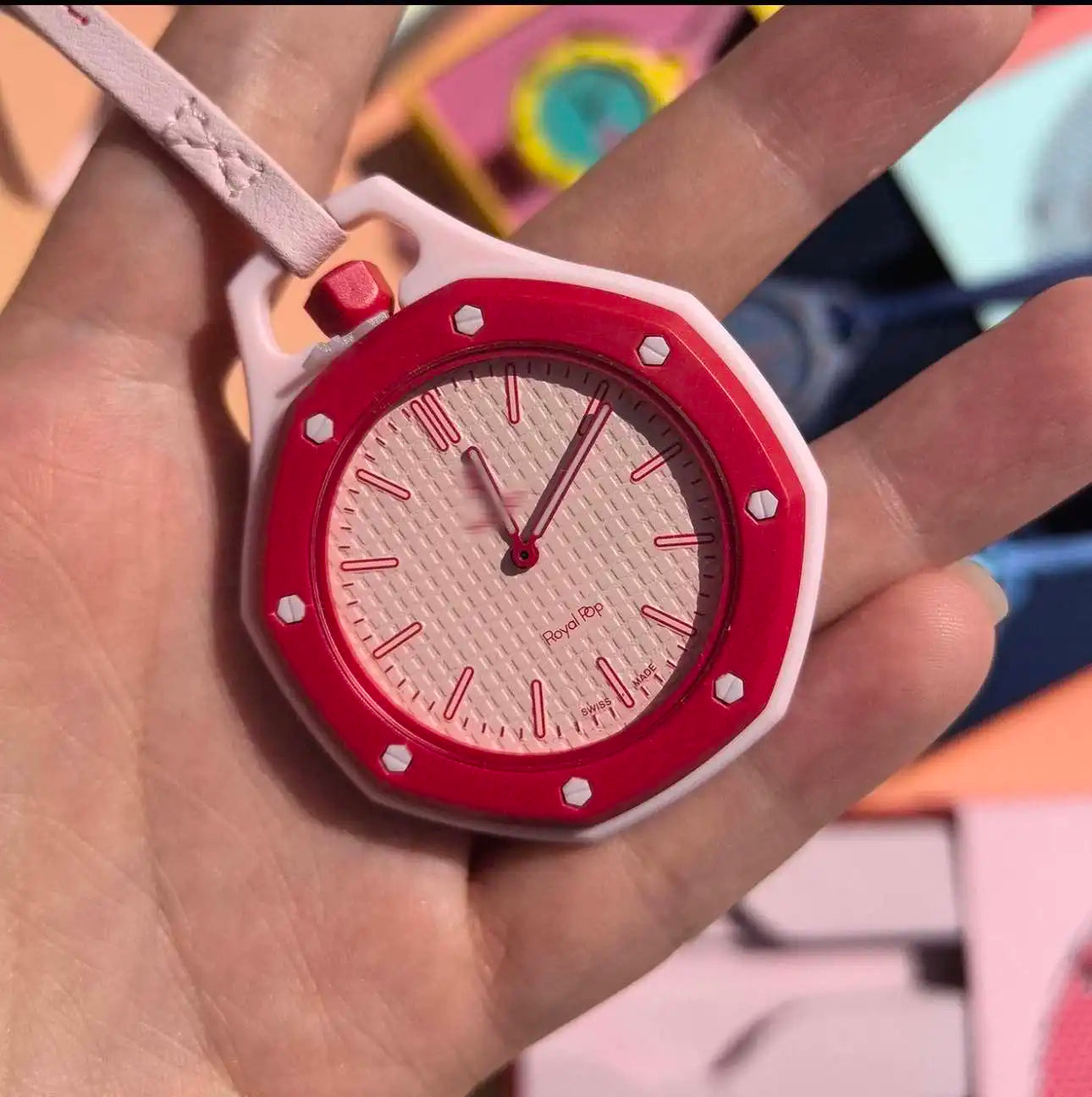 New AP SWATCH Joint Watch Quartz Strap AP Swatch Logo 1:1 Replica Royal Oak Pocket Watch Couple Watch Exquisite Holiday Gifts