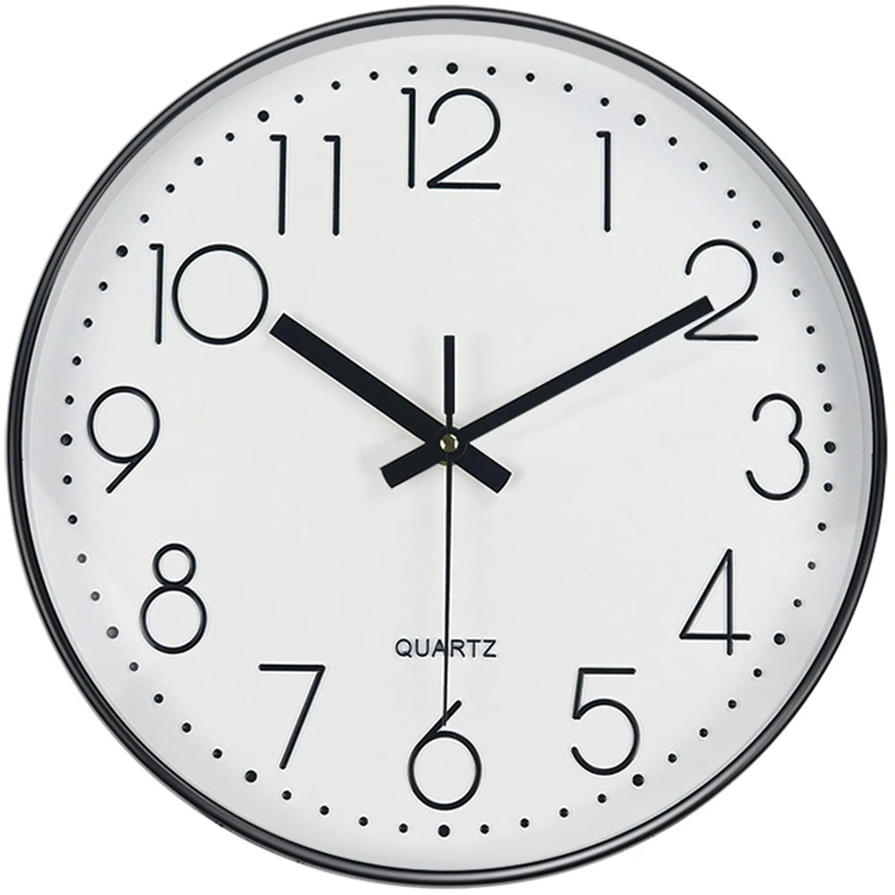 Modern Minimalist Wall Clock Silent 3D Digital Quartz Clock  Tempered Glass Clock for Living Room Bedroom Kitchen Office  Decor