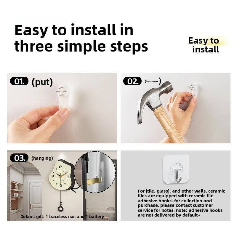 Clock Wall Clock Living Room Creative Geometric Style Home Fashion Simple Dining Room Wall Decoration Clock