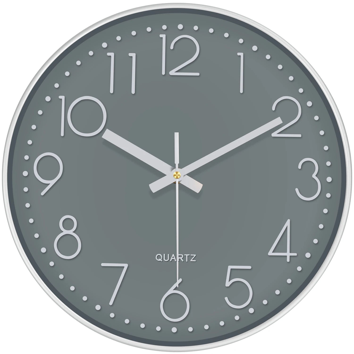 Modern Minimalist Wall Clock Silent 3D Digital Quartz Clock  Tempered Glass Clock for Living Room Bedroom Kitchen Office  Decor