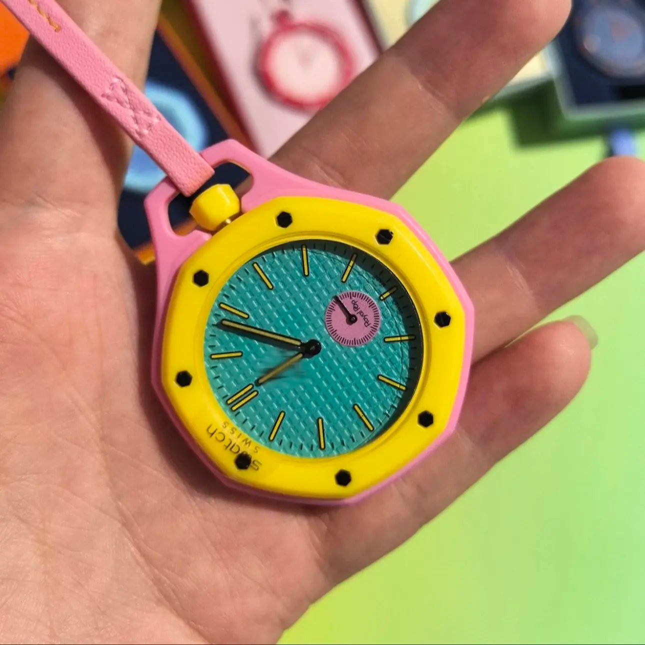 New AP SWATCH Joint Watch Quartz Strap AP Swatch Logo 1:1 Replica Royal Oak Pocket Watch Couple Watch Exquisite Holiday Gifts