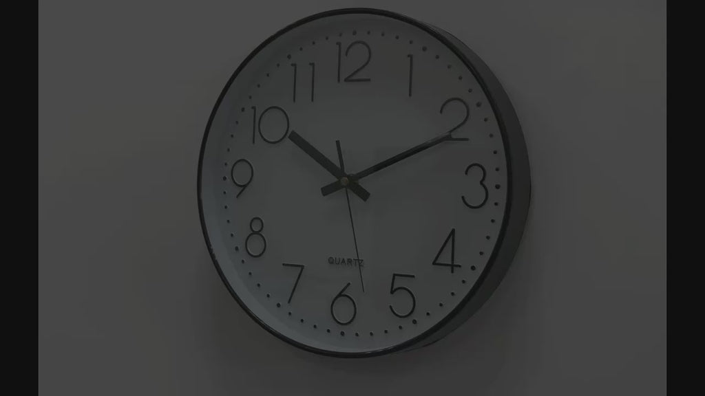 Modern Minimalist Wall Clock Silent 3D Digital Quartz Clock  Tempered Glass Clock for Living Room Bedroom Kitchen Office  Decor