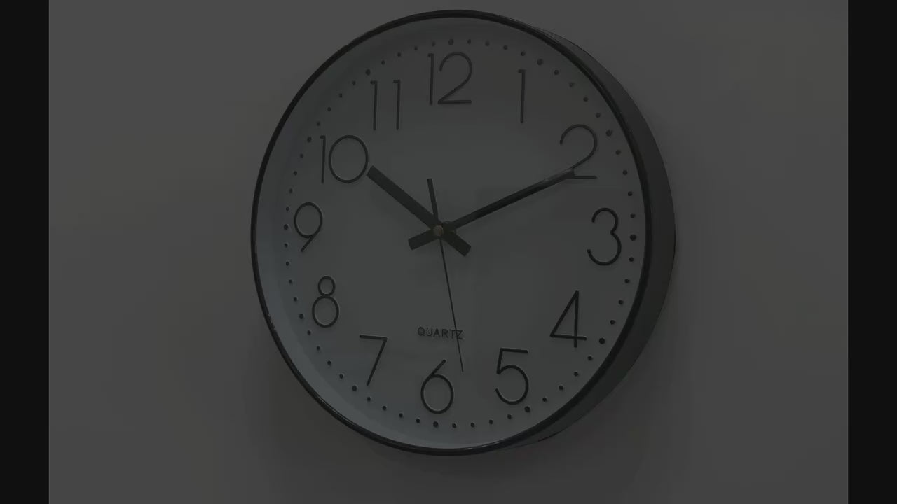 Modern Minimalist Wall Clock Silent 3D Digital Quartz Clock  Tempered Glass Clock for Living Room Bedroom Kitchen Office  Decor